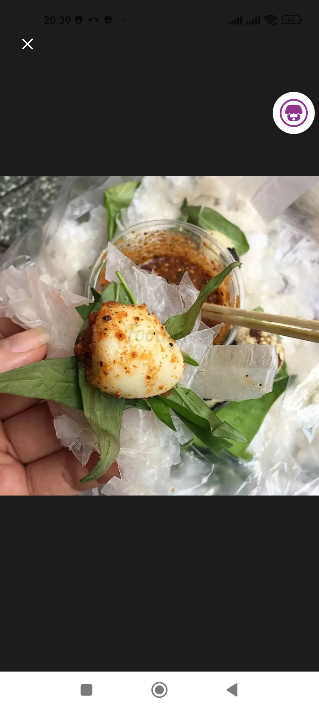Hình ảnh bánh tráng chấm