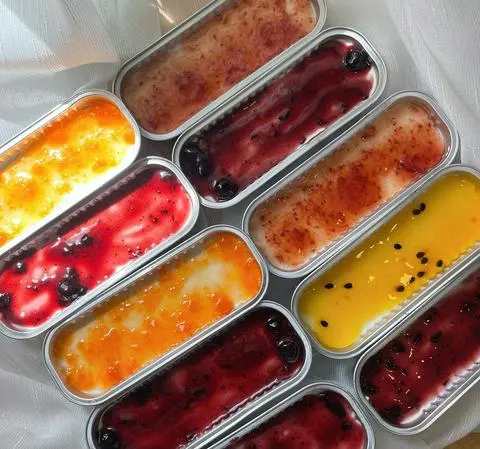Hình ảnh Panna cotta vị chanh dây