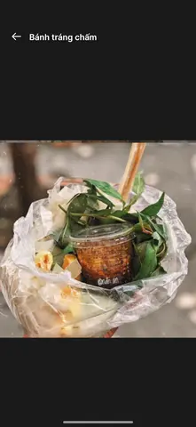 Hình ảnh Bánh tráng chấm - trứng cút