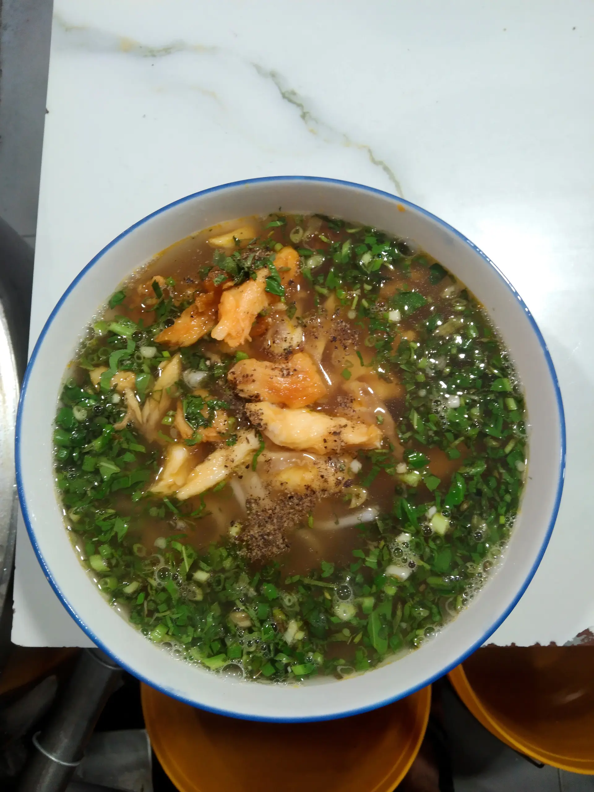 Hình ảnh bánh canh cá lóc size vừa