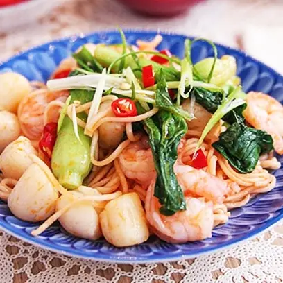 Hình ảnh Mì xào cồi sò điệp 