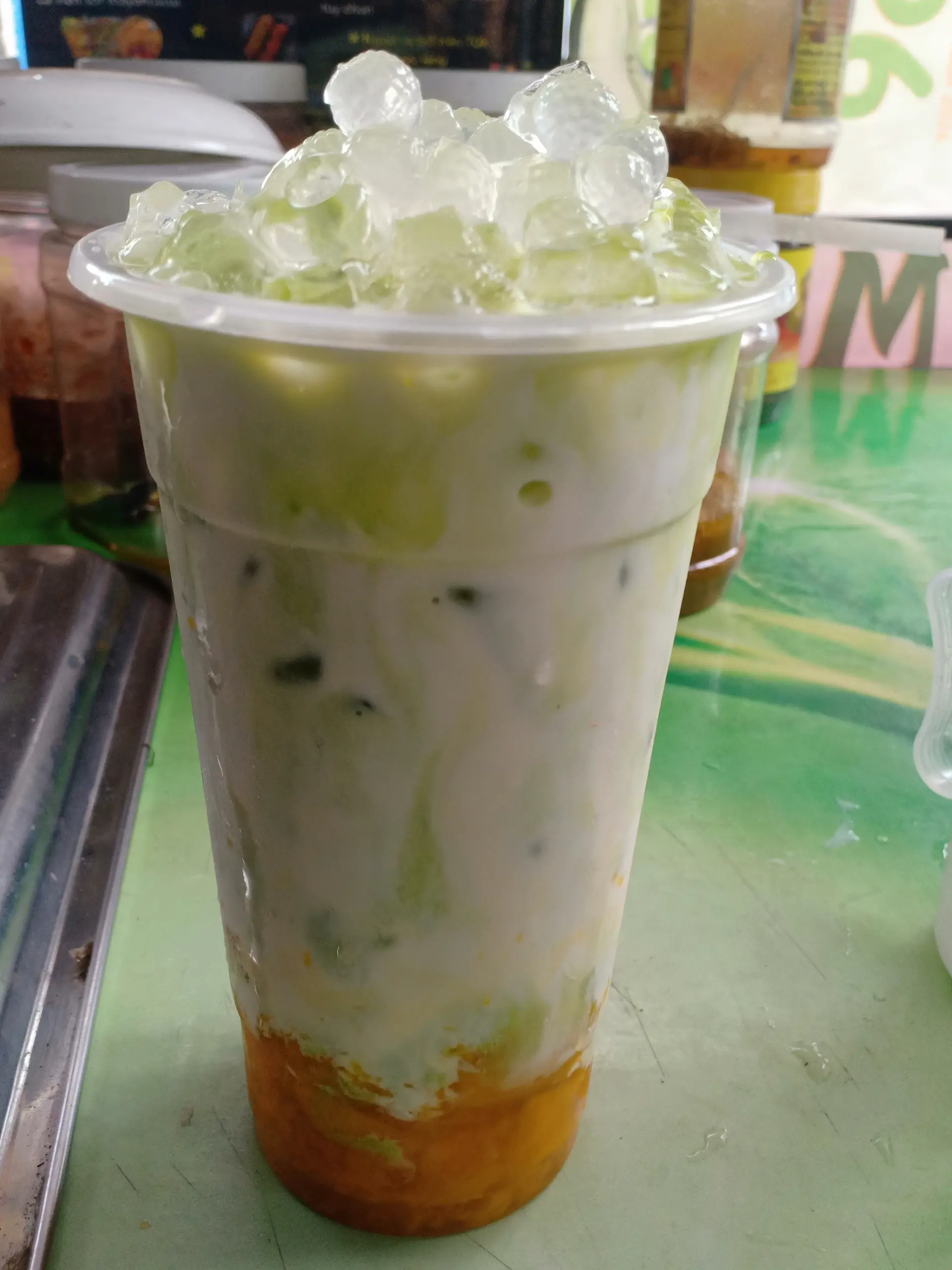 Hình ảnh Matcha latte xoài