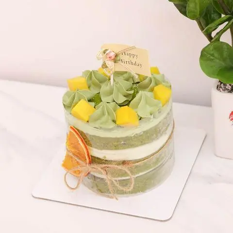 Hình ảnh Bánh Matcha Mini Đơn Giản Đẹp - Size 12cm