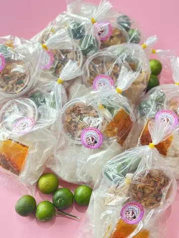 Hình ảnh Bánh tráng muối tép hành phi