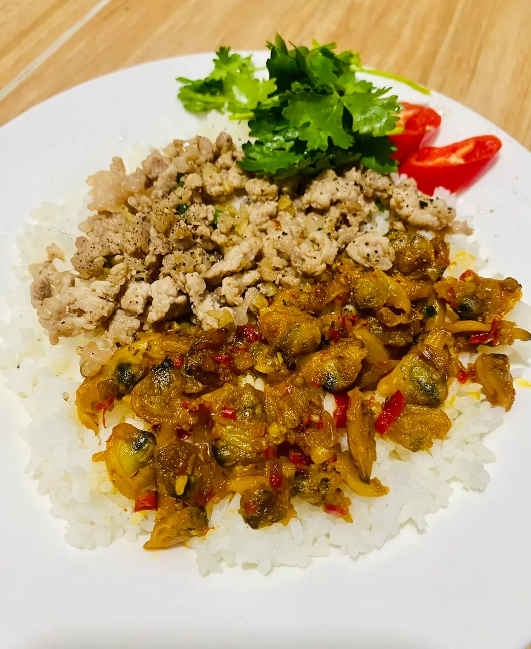 Hình ảnh Cơm nghêu Vũ nấu