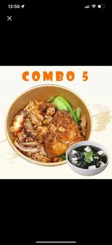 Hình ảnh Mì Trộn gà + canh rong biển 