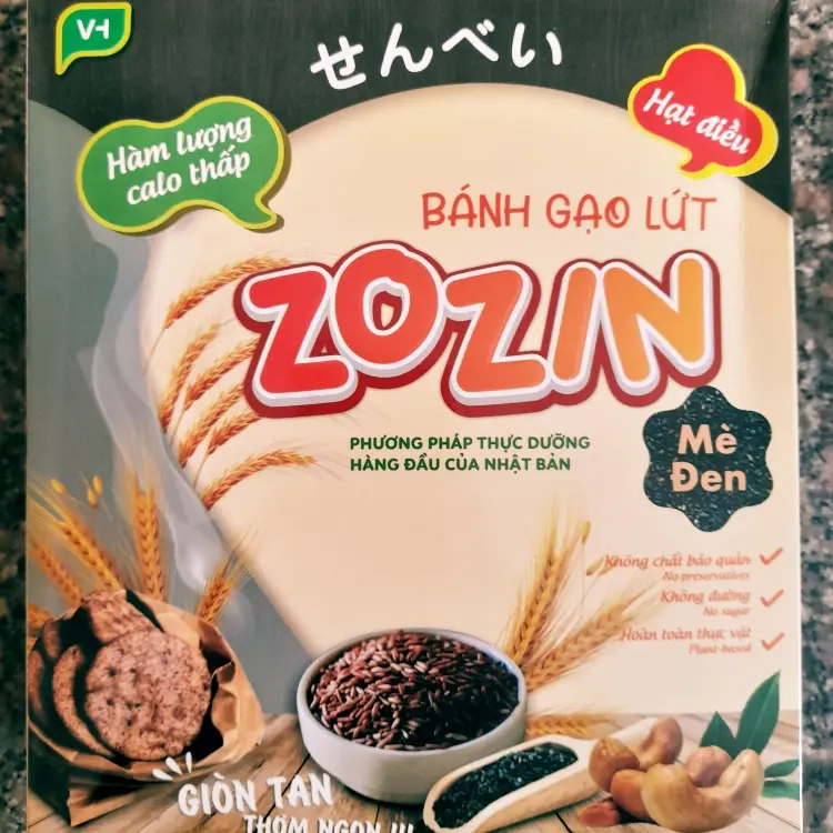 Hình ảnh Bánh gạo lức mè đen
