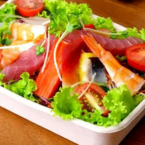 Hình ảnh Salad Hải Sản - Seafood Salad + Sốt Mè 