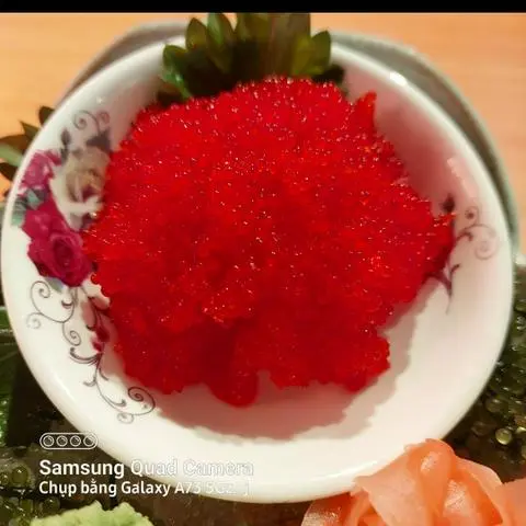 Hình ảnh Sashimi Trứng Cá Chuồn