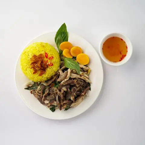 Hình ảnh Cơm Gà Hội An Lòng Gà + Trứng Non