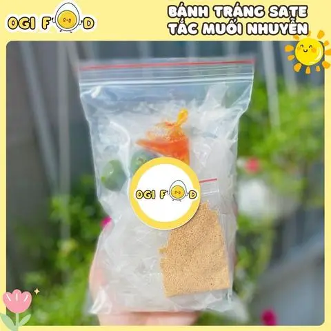 Hình ảnh Bánh Tráng Sate Tắc Muối Nhuyễn - Ăn Vặt OGI FOOD
