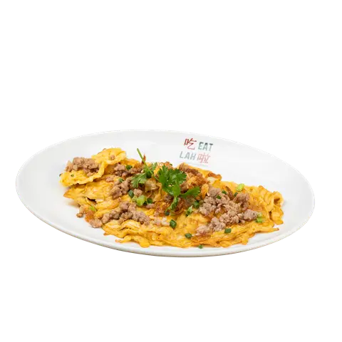Hình ảnh Trứng Chiên Thịt Bằm 肉脞煎蛋 Minced Pork Omelette