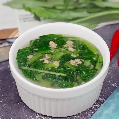 Hình ảnh Canh Thịt Bằm Cải Ngọt