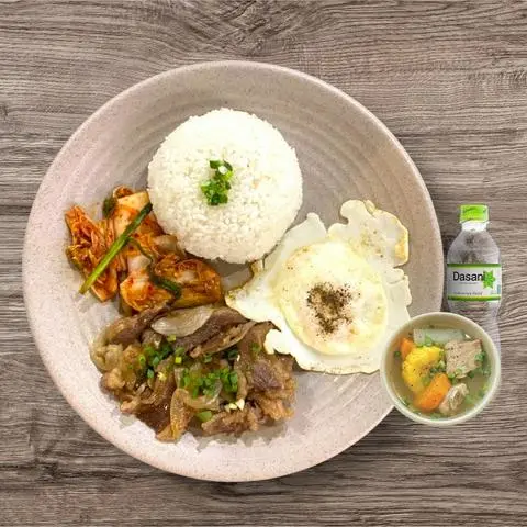 Hình ảnh Combo ba rọi bò Mỹ - canh - nước
