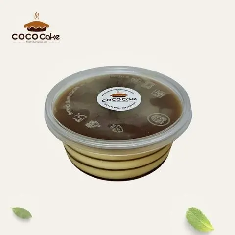 Hình ảnh Flan cheese cà phê hộp mini - 300g