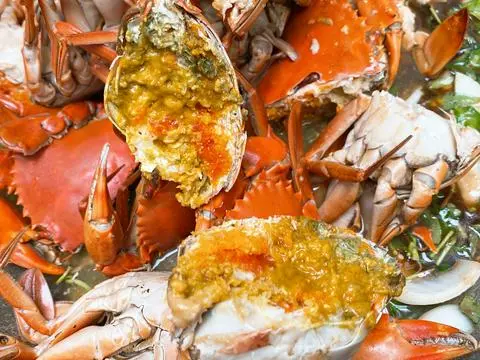 Hình ảnh Cua gạch hấp 1 con - 400g