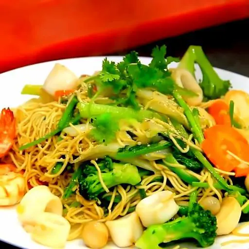 Hình ảnh Mì xào hải sản