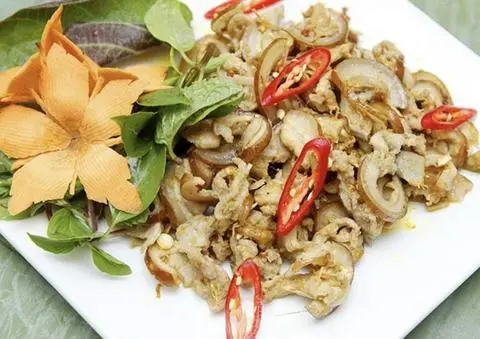 Hình ảnh Heo rừng xào xả ớt