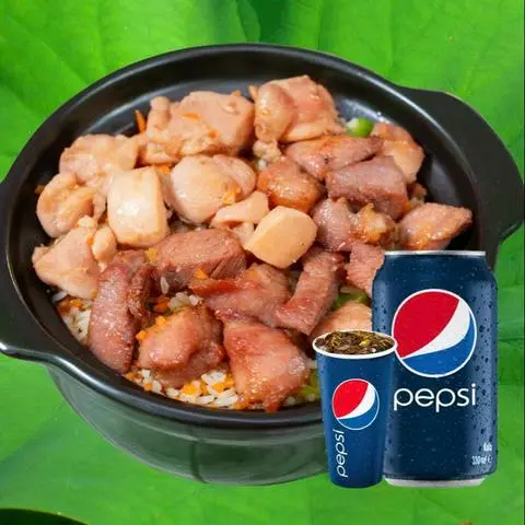Hình ảnh Gà xá xíu - pepsi