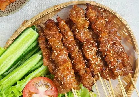 Hình ảnh Thịt xiên nướng