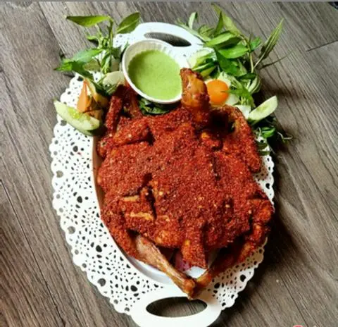 Hình ảnh gà nướng muối ớt    Cay    1 con