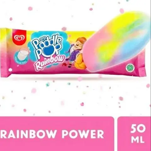 Hình ảnh Kem Cầu Vồng Wall's Paddle Pop Rainbow