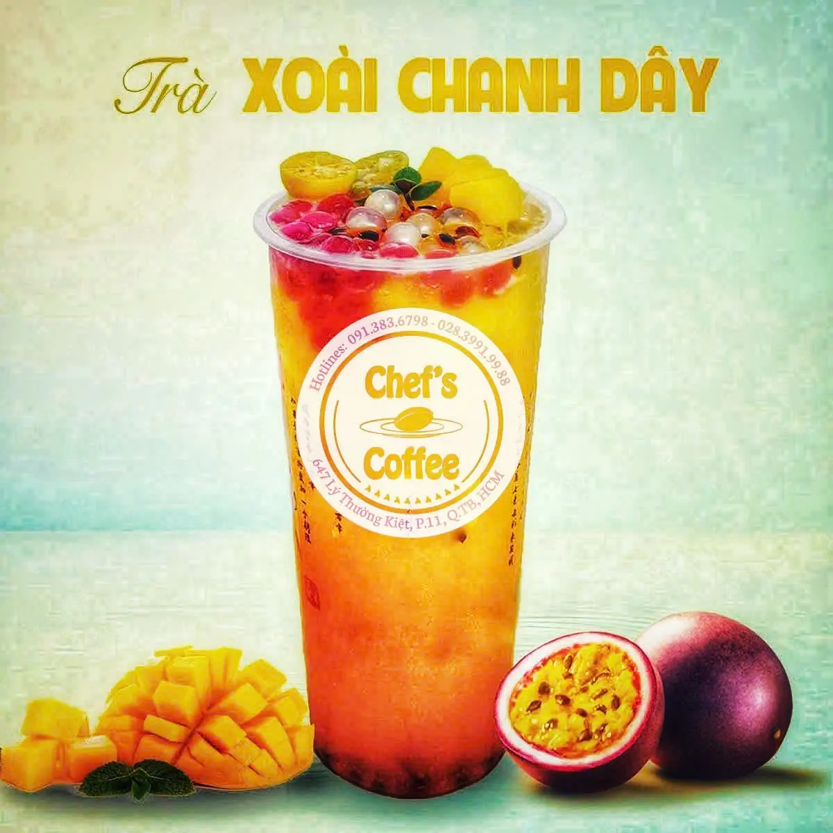 Hình ảnh Trà xoài chanh dây