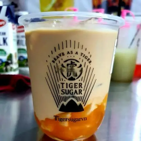 Hình ảnh Trà đào sữa
