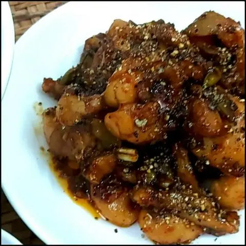 Hình ảnh Ếch sốt tiêu đen+ cơm