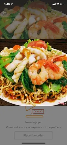Hình ảnh Mì giòn xào hải sản 