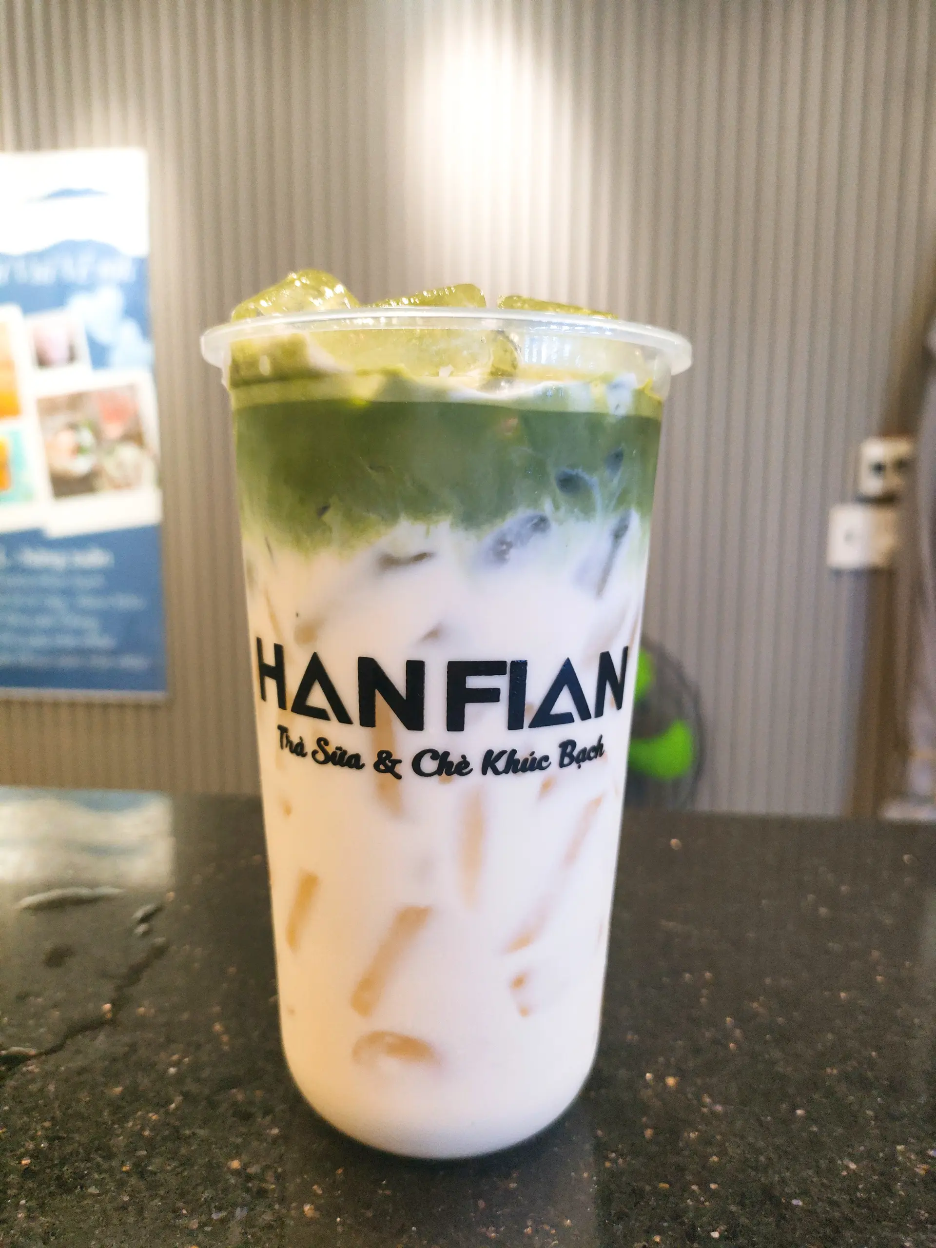 Hình ảnh Matcha sữa gấu