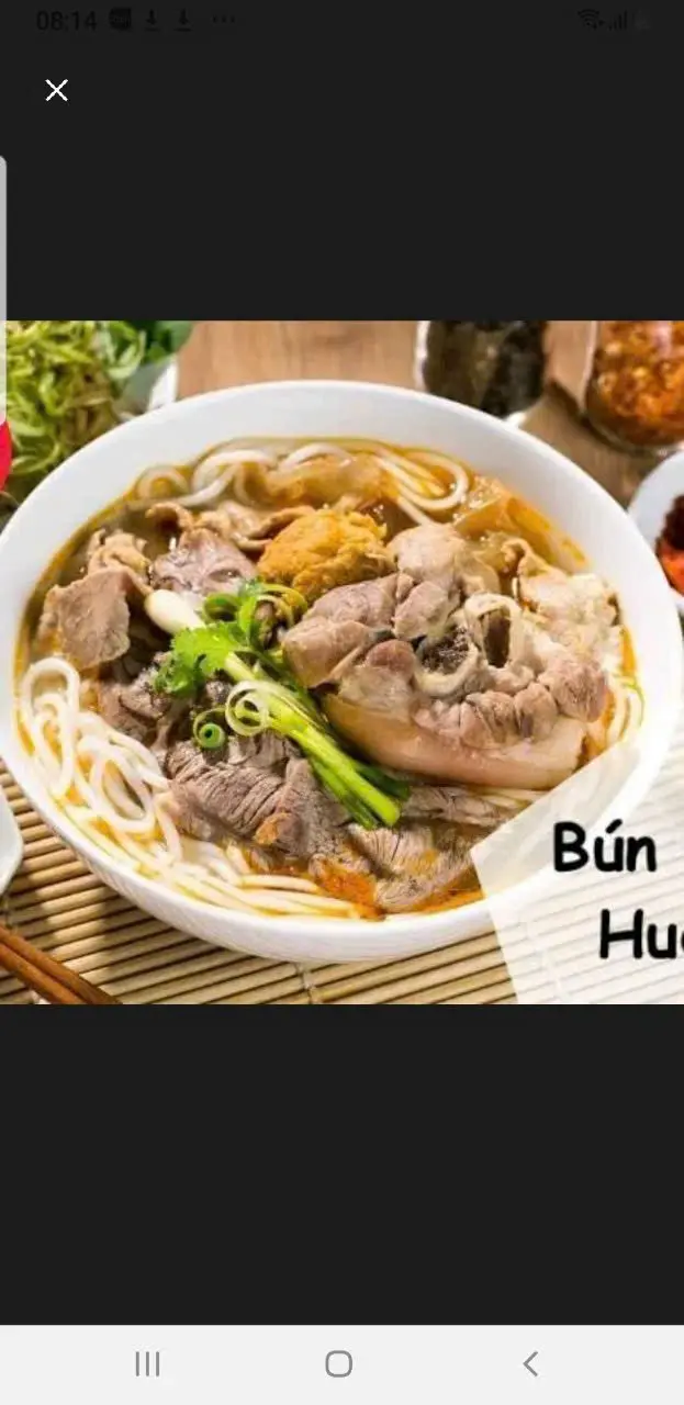 Hình ảnh bún bò đặc biệt