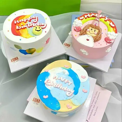 Hình ảnh Bánh Kem Basic Hàn Quốc - Kem Sữa Tươi 