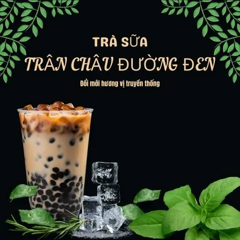 Hình ảnh Trà sữa trân châu đường nâu