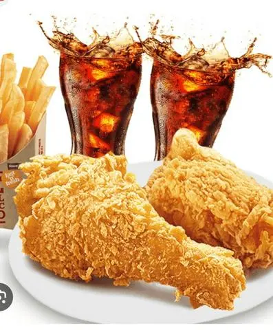 Hình ảnh COMBO 1 Đùi Gà + Khoai Tây + CoCa