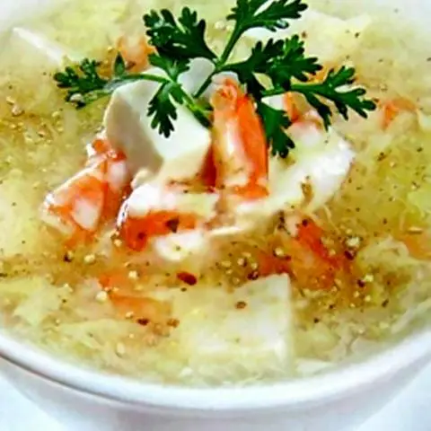 Hình ảnh Cháo tôm hùm sốt bơ