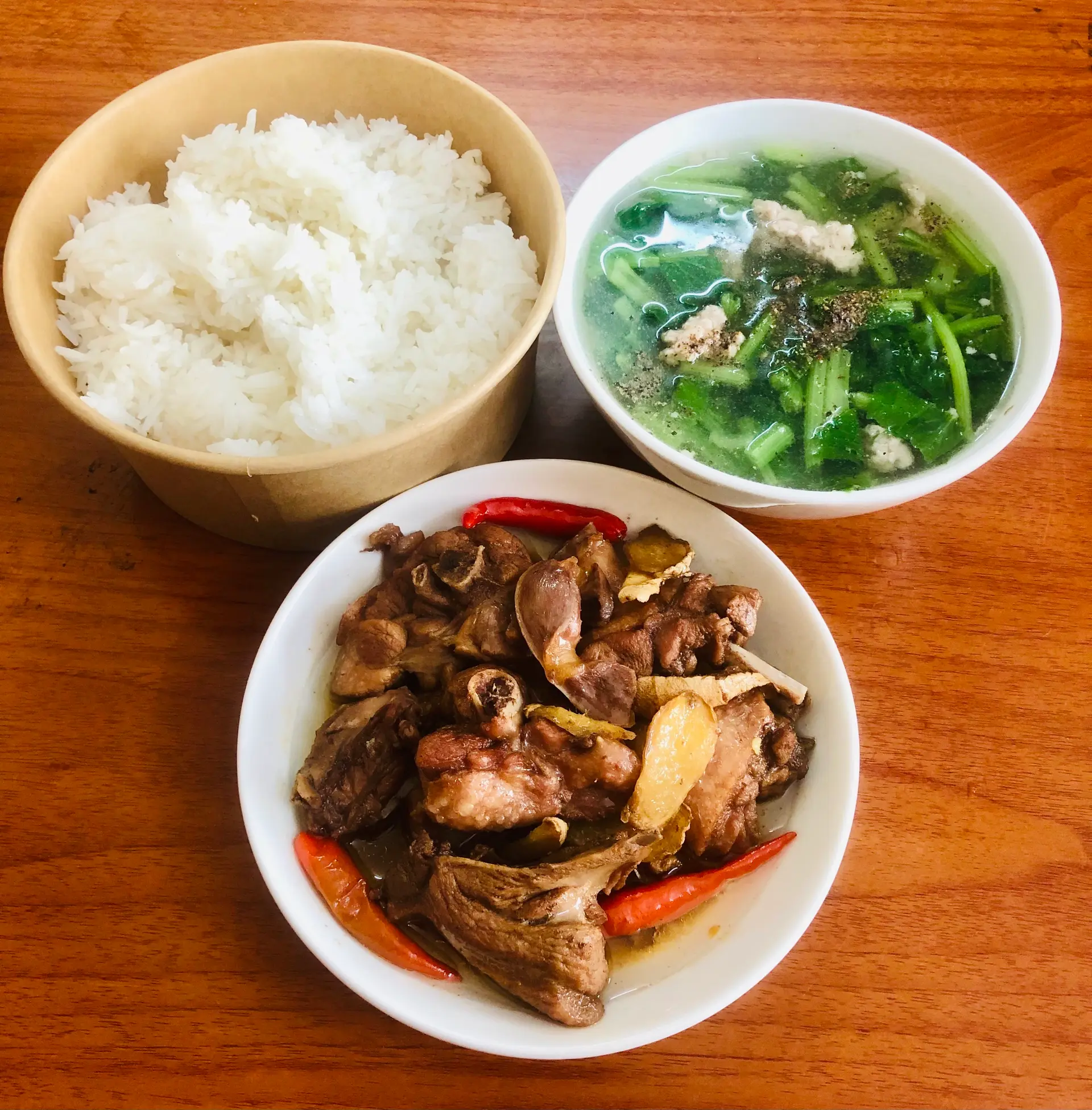 Hình ảnh Cơm Rang Vịt Kho Gừng ( Có Hạt Giòn,Hạt Mềm Khách Ăn Ghi Chú Bếp Làm )