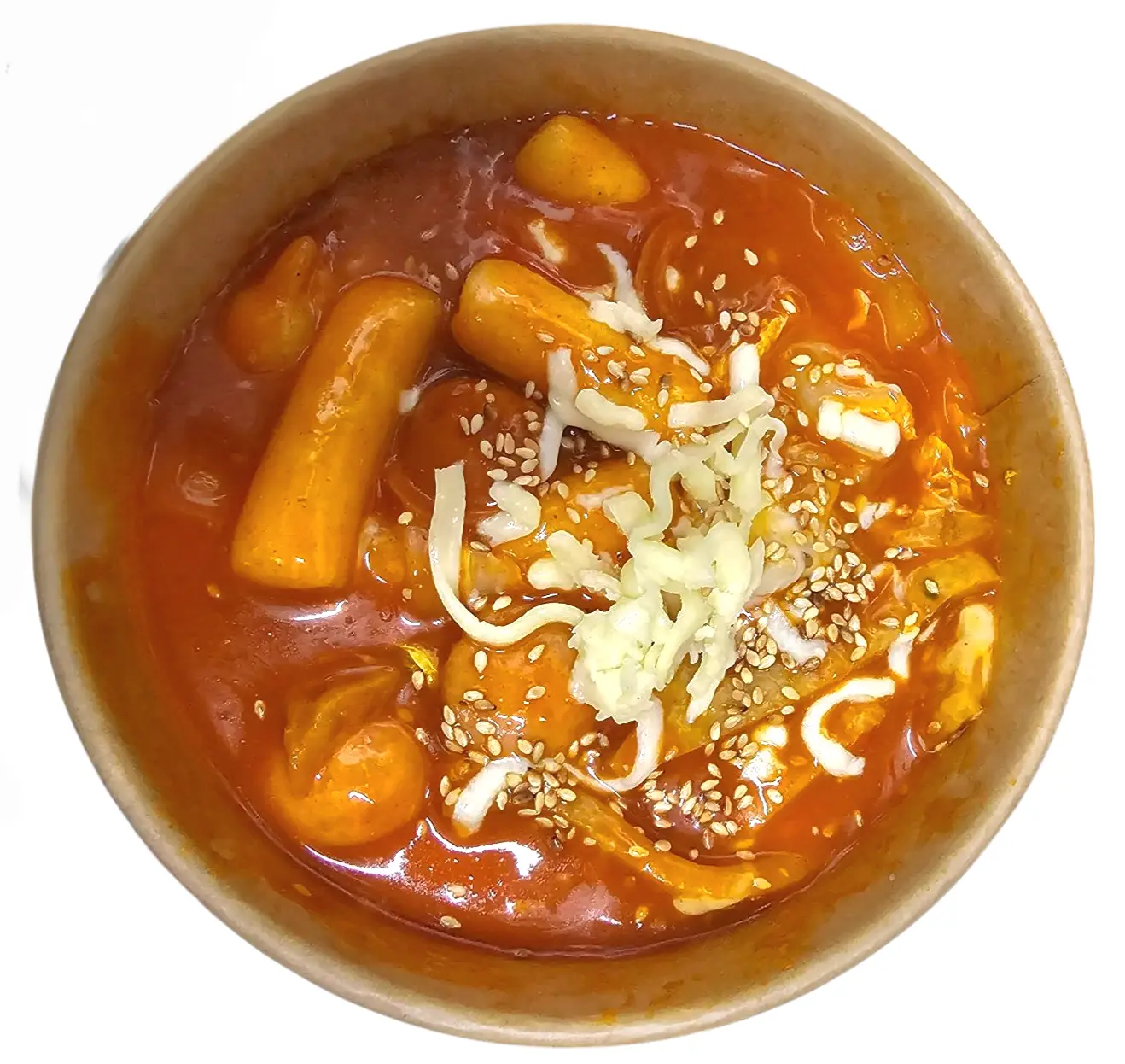 Hình ảnh Tokbooki truyền thống xốt cay ( xúc xích + chả cá )
