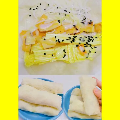 Hình ảnh 3 Bò Bía Ngọt (Vị Chuối) Dừa Sợi Khô + Giòn, Sữa Đặc Biệt