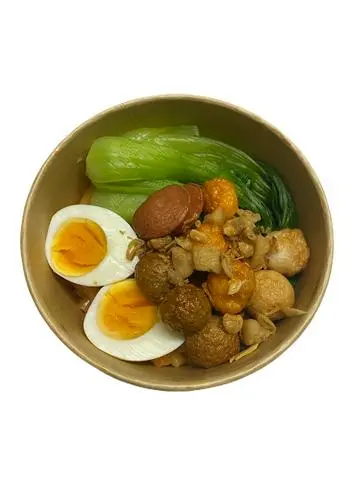 Hình ảnh Nui trộn thập cẩm cá viên