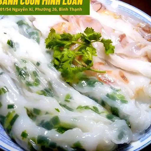 Hình ảnh Bánh ướt chí phèo - mỡ hành - phần bình thường