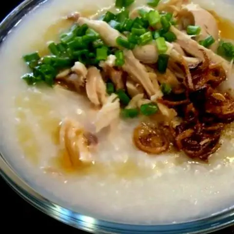 Hình ảnh Cháo gà nấm