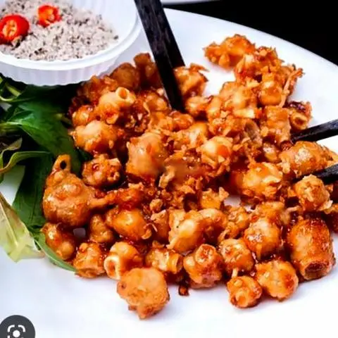 Hình ảnh Răng mực chiên nước mắm