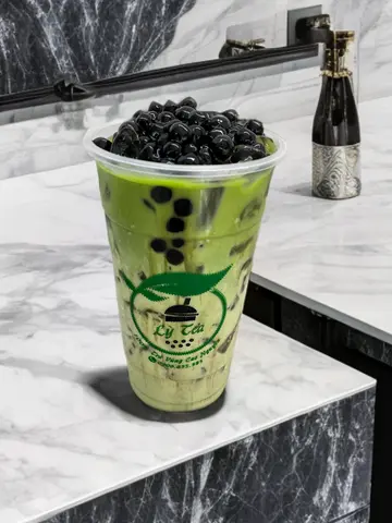 Hình ảnh Trà sữa matcha trân châu đường đen