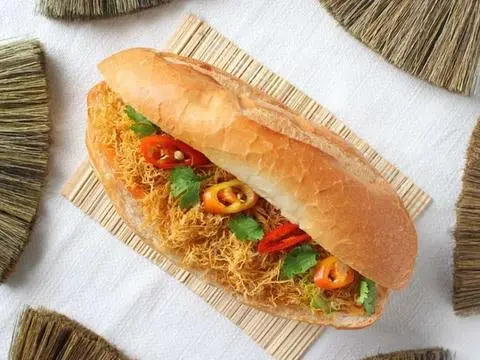 Hình ảnh Bánh Mì Chà Bông Heo