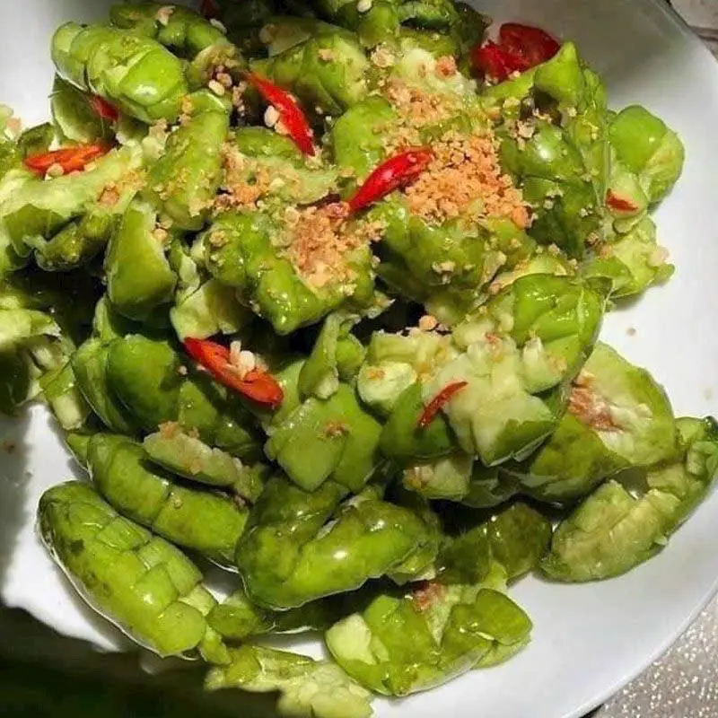 Hình ảnh Cà na đập dập muối ớt 500g