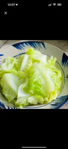 Hình ảnh Cải thảo luộc