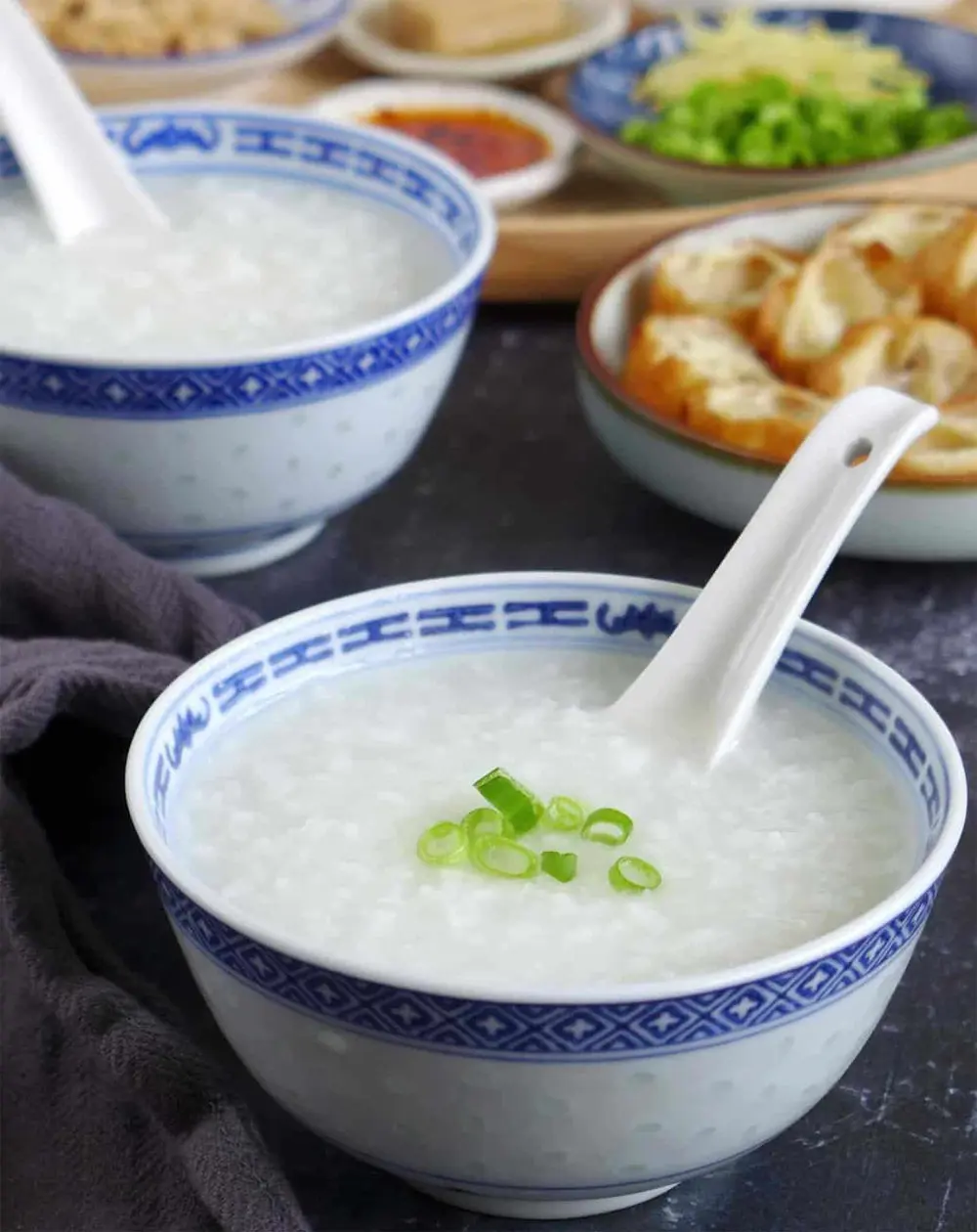 Hình ảnh cháo thêm
