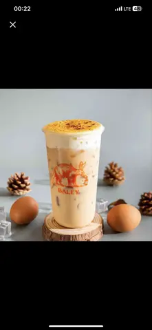 Hình ảnh Trà Olong Sữa Kem Trứng Nướng