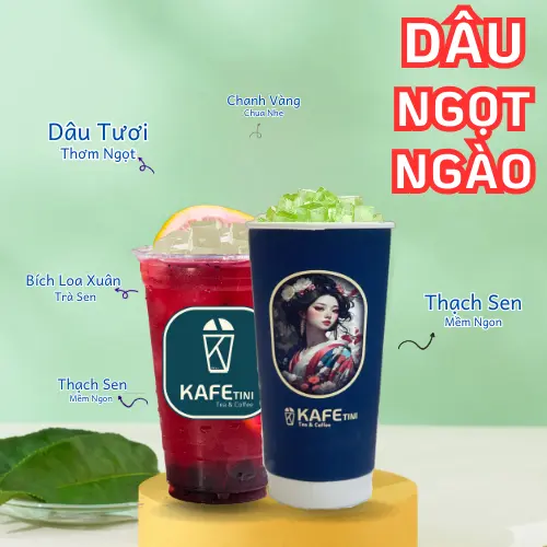 Hình ảnh Trà Dâu Ngọt Ngào
